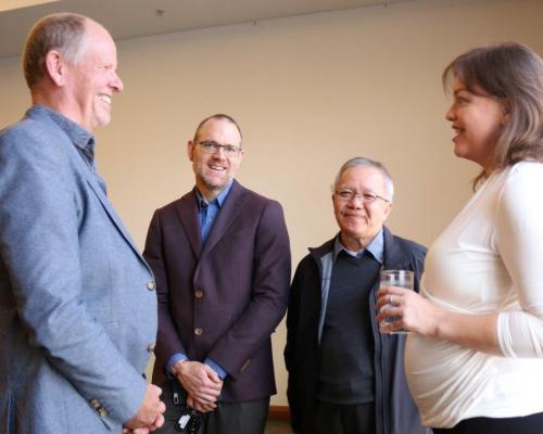 Members of the disability sector with Associate Minister of Health, Julie Anne Genter.