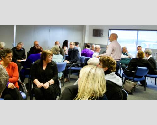Co-design members take part in the high-level design