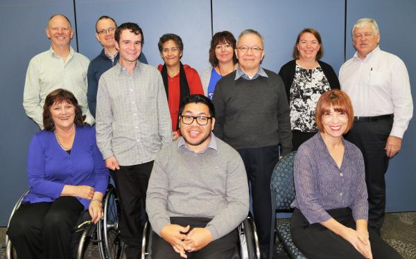 Members of the co-design group at one of the workshops